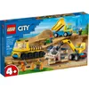 Image de LEGO City - Les camions de chantier et la grue Ã  boule de dÃ©molition - 60391