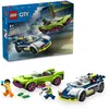 Image de LEGO City - La course-poursuite entre la voiture de police et la super voiture - 60415