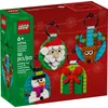 Image de LEGO Saisonnier - SÃ©lection de dÃ©corations de NoÃ«l - 40744