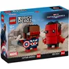 Image de LEGO BrickHeadz - Figurines de Captain America et Hulk rouge - 40668
