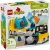 Image de LEGO Duplo - Les vÃ©hicules de chantier 3-en-1 - 10475