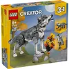 Image de LEGO Creator - Les animaux de la forÃªt : le loup gris - 31393