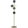 Image de Dyberglarsen Como Lampadaire Globe Multi Bras FumÃ©, Laiton