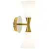 Image de Herstal Applique murale Harlekin duo laiton-blanc