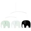 Image de Mobile Elephant Party, Noir/Blanc/Gris