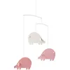 Image de Mobile 3 Cochons Contents Roses