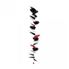 Image de Mobile Turning Leaves Rouge/Noir/Blanc