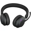 Image de Jabra Evolve2 65 UC Mono - Micro-casque - sur-oreille - convertible - Bluetooth - sans fil - USB-C - isolation acoustique - beige - avec support de chargement