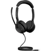 Image de Jabra Evolve2 50 MS Stereo - Micro-casque - sur-oreille - filaire - Suppresseur de bruit actif - USB-C - noir - certifiÃ© Zoom, CertifiÃ© pour Microsoft Teams, Cisco Webex Certified, CertifiÃ©...