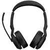Image de Jabra Evolve2 55 UC Stereo - Micro-casque - sur-oreille - Bluetooth - sans fil - Suppresseur de bruit actif - USB-C - noir - certifiÃ© Zoom, Cisco Webex Certified, CertifiÃ© Alcatel-Lucent...