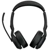 Image de Jabra Evolve2 55 UC Stereo - Micro-casque - sur-oreille - Bluetooth - sans fil - Suppresseur de bruit actif - USB-A - noir - OptimisÃ© pour la CU