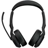 Image de Jabra Evolve2 55 MS Stereo - Micro-casque - sur-oreille - Bluetooth - sans fil - Suppresseur de bruit actif - USB-A - noir - certifié Zoom, Certifié pour Microsoft Teams, Cisco Webex Certified, Optimisé pour la CU, Certifié Alcatel-Lucent...
