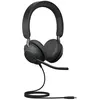Image de Jabra Evolve2 40 SE MS Stereo - Micro-casque - sur-oreille - filaire - USB-C, USB-A - isolation acoustique - CertifiÃ© pour Microsoft Teams