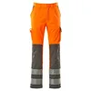 Image de MASCOT 07179-860-14888-82C62 Pantalons Anthracite et Orange - 82C62