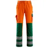 Image de MASCOT 07179-860-1403-76C47 Pantalons Vert et Orange - 76C47