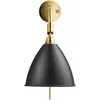 Image de GUBI Lampe murale Bestlite BL7 noir charbon-laiton