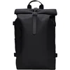 Image de Rains - Sac à dos 23L - Rolltop Rucksack Large W3 Black - Noir