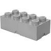 Image de LEGO - Brique de rangement 8 tenons, Gris