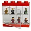 Image de Vitrine pour 8 figurines Rouge et transparent