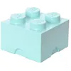 Image de Brique bleu clair aqua de rangement LEGO Ã  tiroir et Ã  4 tenons