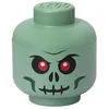Image de Rangements LEGO - Petite tÃªte de rangement - Squelette Vert - 5007888