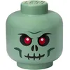 Image de Rangements LEGO - Grande tÃªte de rangement - Squelette Vert - 5007889