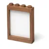 Image de Lego 5007110 - Cadre Photo En Bois - ChÃªne FoncÃ©