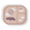 Image de Assiette CompartimentÃ©e Foodie Happy Clouds Rose