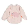 Image de Bavoir Tablier ImpermÃ©able Ã Poche Tiny Farm Rose - Rose
