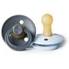 Image de Sucettes Colour Taille 1 Gris Fer/Bleu Layette - Pack De 2 - Bibs