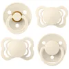 Image de Sucettes Try-It Collection Ivory - Pack De 4 - Bibs