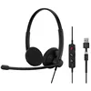 Image de EPOS IMPACT 100 Series - Micro-casque - sur-oreille - filaire - USB-A, USB-C - noir