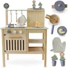 Image de Cuisine Enfant Bois Mamabrum Pour Enfant +3ans Style Boho -ÃquipÃ©e D'accessoires Jeux D'imitation AdaptÃ© Pour Le Jeux Ã L'intÃ©rieur Ou Dans Le Jardin