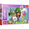 Image de Trefl 100 PiÃ¨ces-Puzzles ColorÃ©s Avec Des Personnages De Contes De FÃ©es, CrÃ©atif, Amusement Pour Les Enfants ? Partir De 5 Ans, 16464, Gabby's Dollhouse, La Maison Du Chat De Gabi, Taille Unique