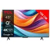 Image de 43T7B - Classe de diagonale 43" T7B Series TV LCD rétro-éclairée par LED - QLED Pro - Smart TV - Google TV - 4K UHD (2160p) 3840 x 2160 - HDR - en occasion ou reconditionné