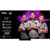 Image de TCL 55C7K - 55" - C7K Series TV LCD rÃ©tro-Ã©clairÃ©e par LED - QLED - Smart TV - Google TV - 4K UHD (2160p) 3840 x 2160 - HDR - Mini-LED, Quantum Dot Pro - aluminium brossÃ©