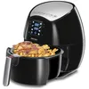 Image de Friteuse Ã  air chaud sans huile, 4,5 litres, 8 programmes de cuisson, 1500W, Noir/Gris, MPM, MFR-06