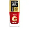 Image de Delia Cosmetics Vernis à ongles corail hybride Gel émail couleur 01 11 Ml