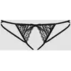 Image de String ouvert Picantina noir
