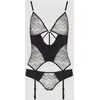 Image de Guêpière Lagerta Noire & Marron