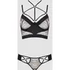 Image de Ensemble 2 Pièces Semi-Corset Lagerta Noir & Marron