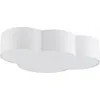 Image de Plafonnier Cloud En Tissu, Longueur 62 Cm, Blanc