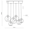 Image de Suspension Cubus, Ã 6 Lampes, Graphite