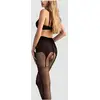 Image de Collant Ouvert Motif Porte-Jarretelles Delight 20 DEN Noir