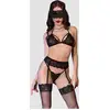 Image de Ensemble 5 Pièces Dentelle CR4467 Noir