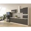 Image de ULTRA Cuisine complete avec colonne four et plan de travail inclus L 300 cm - Gris mat