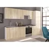 Image de Cuisine Complete Sara - DÃ©cor Chene Sonoma - L300 Cm - Plan De Travail Non Inclus