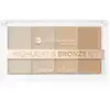 Image de Bell Kit palette contouring illuminatrice t & Bronze hypoallergénique 20 g