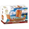 Image de Jeu de construction - COBI - 20071 - Roman Warship - 1810 Ã©lÃ©ments - Rouge et Or - 6 ans et plus