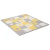 Image de Tapis En Mousse Puzzle 3d Luno Shapes - Yellow - Kinderkraft